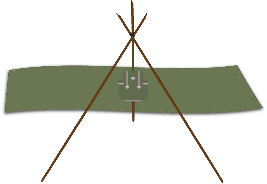 How to make a Tarp Tent. Borrowdale Borrower